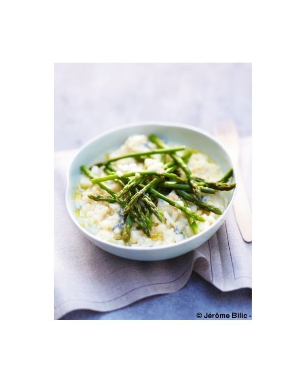 Risotto poire et asperges pour 4 personnes Recettes Elle