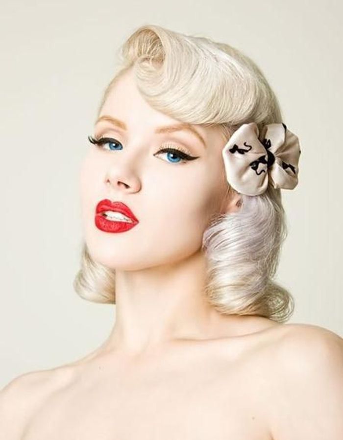 Coiffure vintage cheveux milongs Coiffure vintage nos plus belles inspirations pour un look