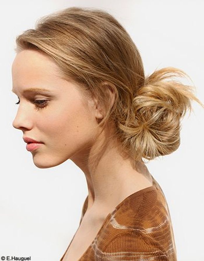 Beaute cheveux coiffure conseil tendance chignon easy chic Les