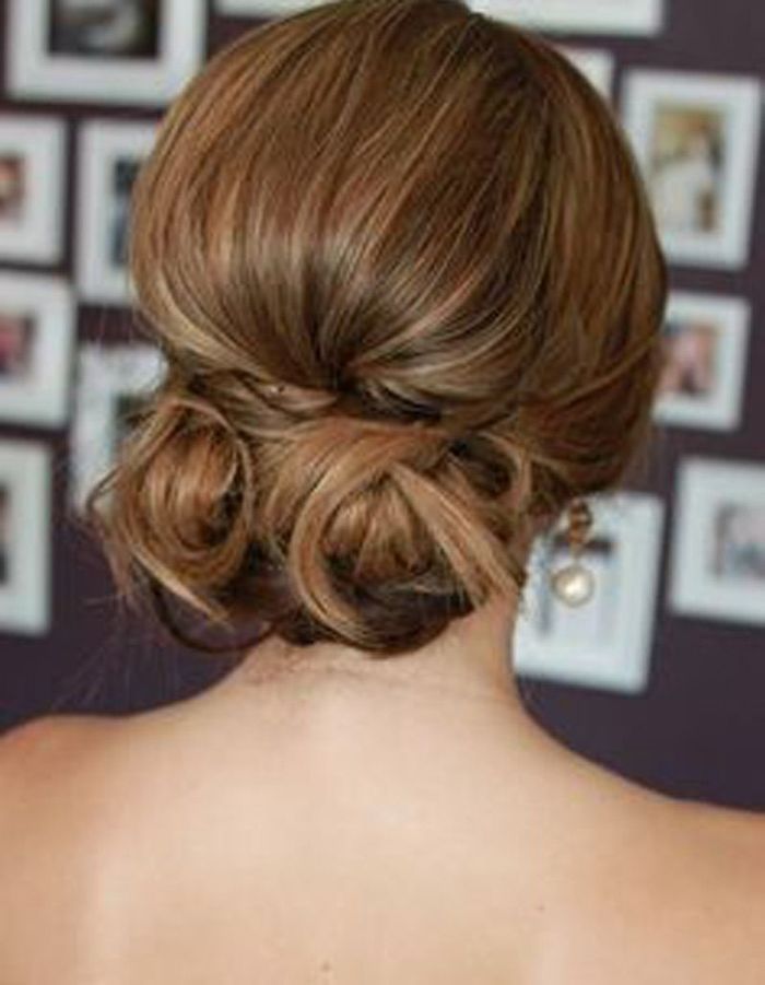 Coiffure mariée chignon bas
