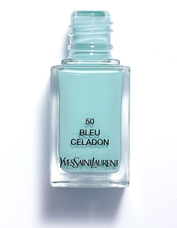 Yves Saint Laurent, Vernis La Laque, Bleu Céladon, 22,50 ...
