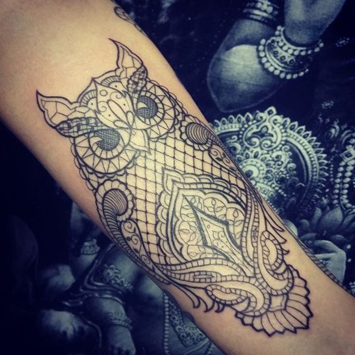tatouage dentelle hibou tatouage dentelle la tendance tatouage dentelle hibou tatouage dentelle la tendance