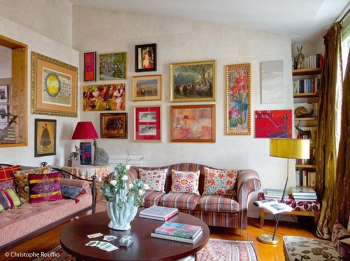 Appartement parisien : on ose la déco bohème ! elle décoration