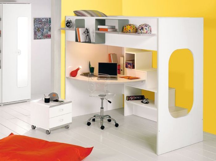 60 lits mezzanine pour gagner de la place elle décoration Lit surélevé adulte