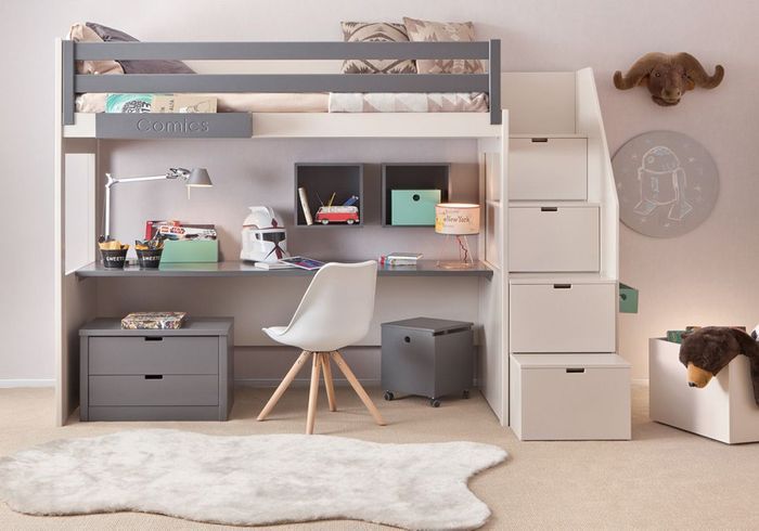 60 lits mezzanine pour gagner de la place elle décoration Lit surélevé adulte
