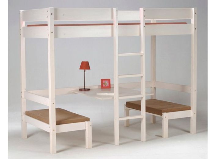 60 lits mezzanine pour gagner de la place elle décoration Lit surélevé adulte