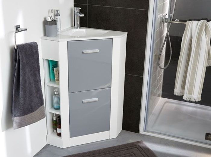 40 meubles pour une petite salle de bains elle décoration Meuble en rond de dessous de lavabo