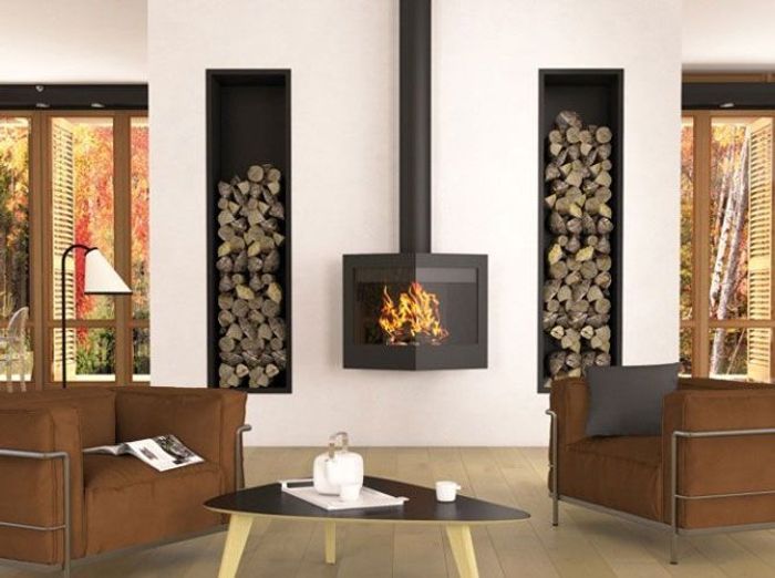 5 idées déco pour habiller sa cheminée ! elle décoration Idée déco salon bois