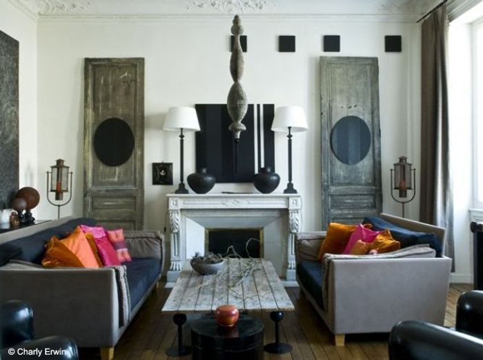 Nos 50 plus belles cheminées elle décoration Désign Couleur cheminée