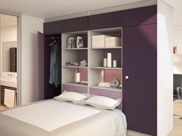 15 idées de dressings pour un petit appartement elle décoration Rangement pour petit appartement