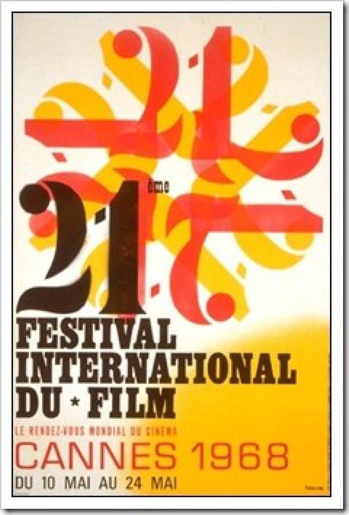 Cannes 1968 Festival de Cannes les affiches de la Croisette depuis
