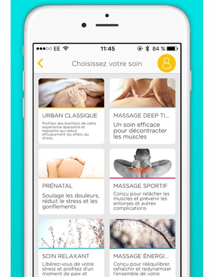 Urban Massage Nos applis préférées pour se faire livrer sans sortir