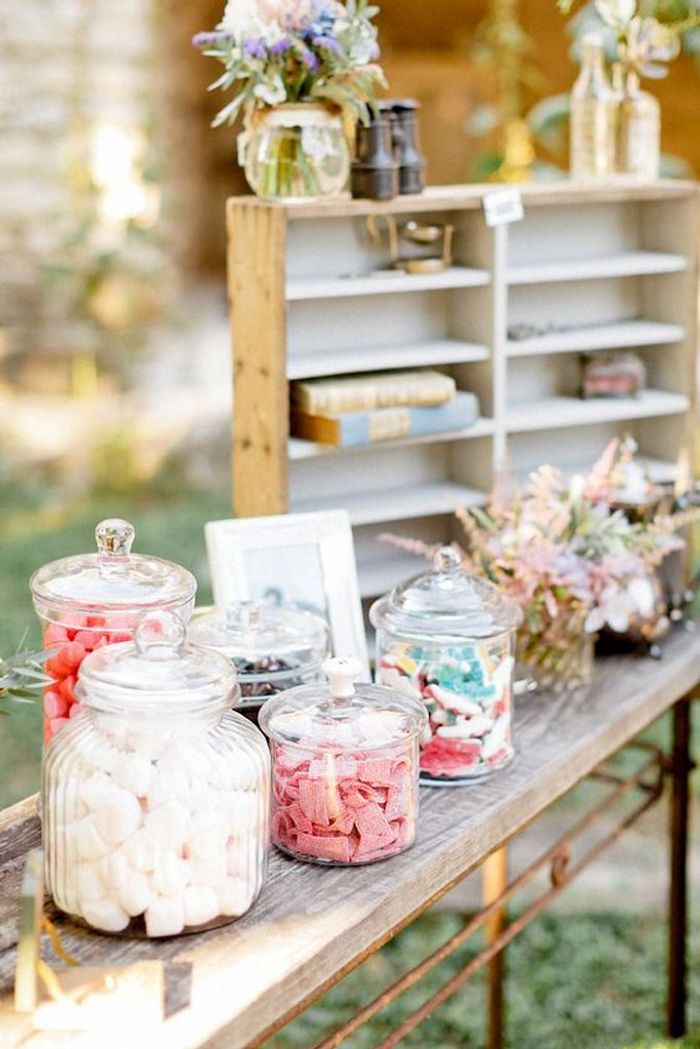 Candy bar vintage Le Candy bar pour une déco sucrée Elle