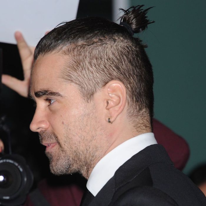 Colin Farrell Hommes chignon et queue de cheval On aime ou on