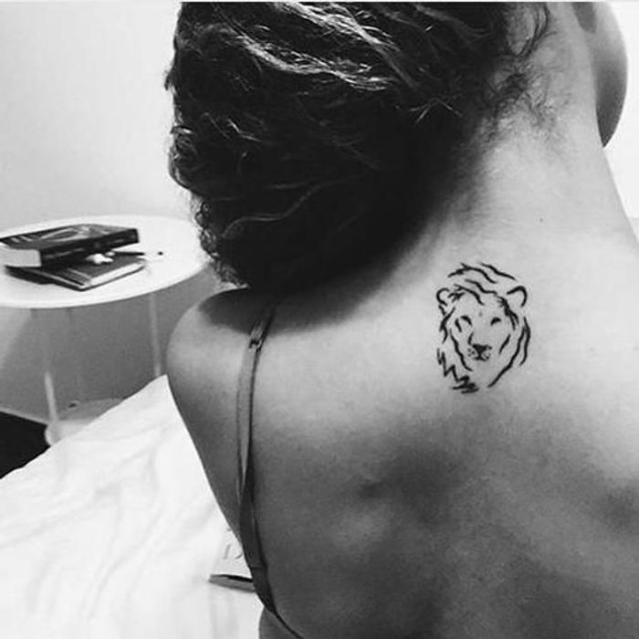 Tatouage signe astrologique lion dos - Quel tatouage se ...